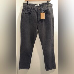 Reformation Washed Black Jeans Sz 30